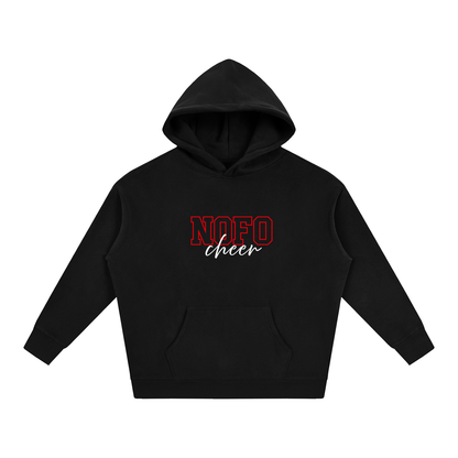 Cursive Front North Fork Oversize Fleeced Hoodie
