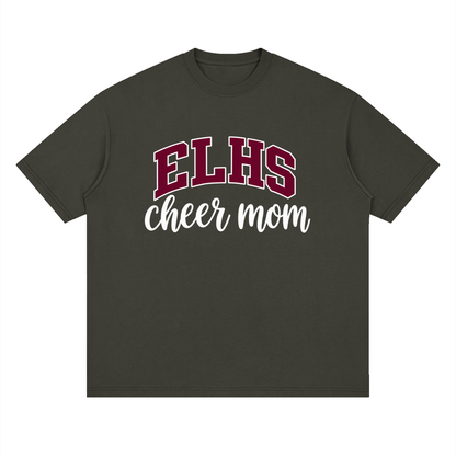 Cheer Mom East Lyme Oversized Drop Shoulder T-Shirt