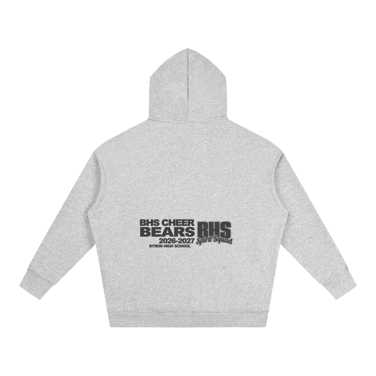Vector Star Front Byron Oversize Fleeced Hoodie