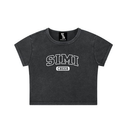 Snow Washed Crop Top