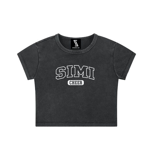 Snow Washed Crop Top