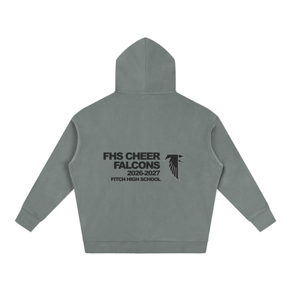 Vector Star Front Fitch Oversize Fleeced Hoodie