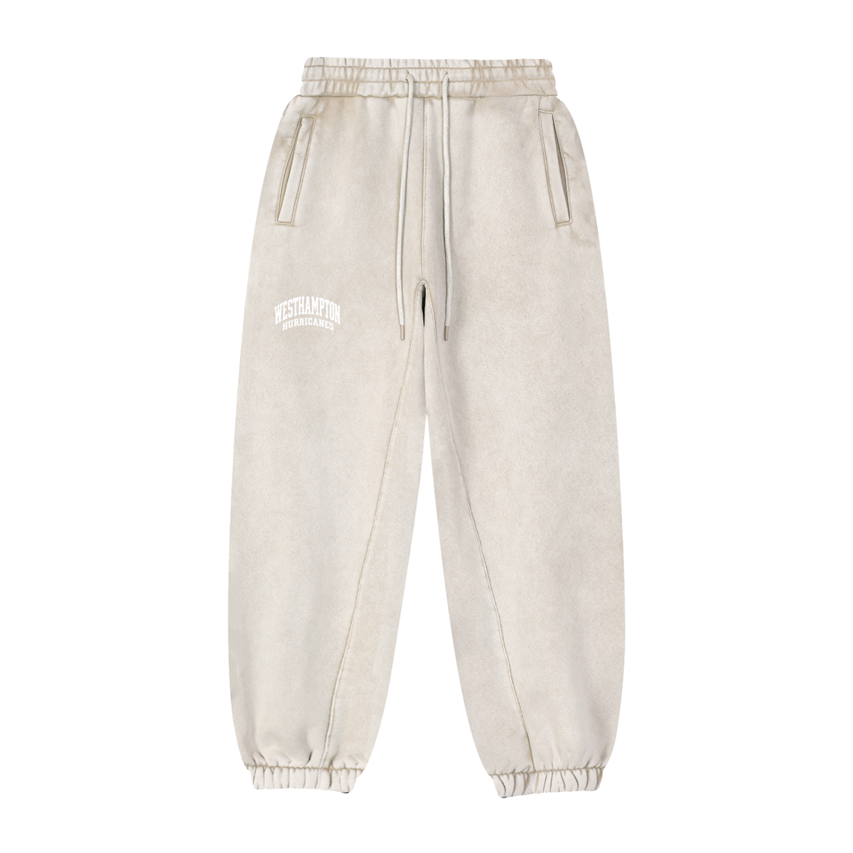 Basic 2 White Westhampton Fleeced Jogger Sweatpants