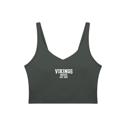 Old School East Lyme Women's V-Neck Yoga Sports Bra