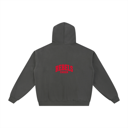 Simple UNLV Essential Fleece Zip-Through Hoodie