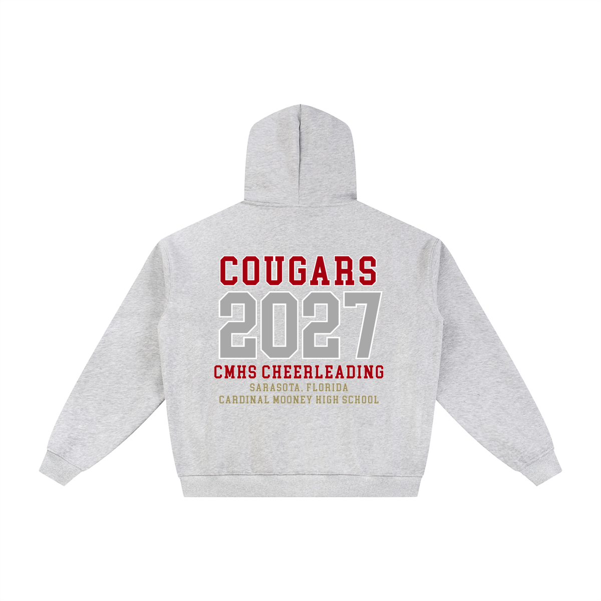 Year Cardinal Mooney Essential Fleece Zip-Through Hoodie