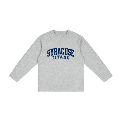 Kid's Drop Shoulder Long Sleeve T-Shirt