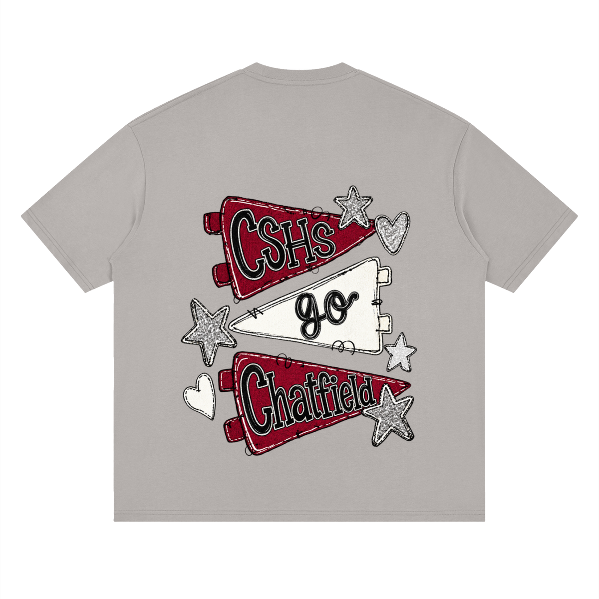 Lets Go Chatfield Oversized Drop Shoulder T-Shirt