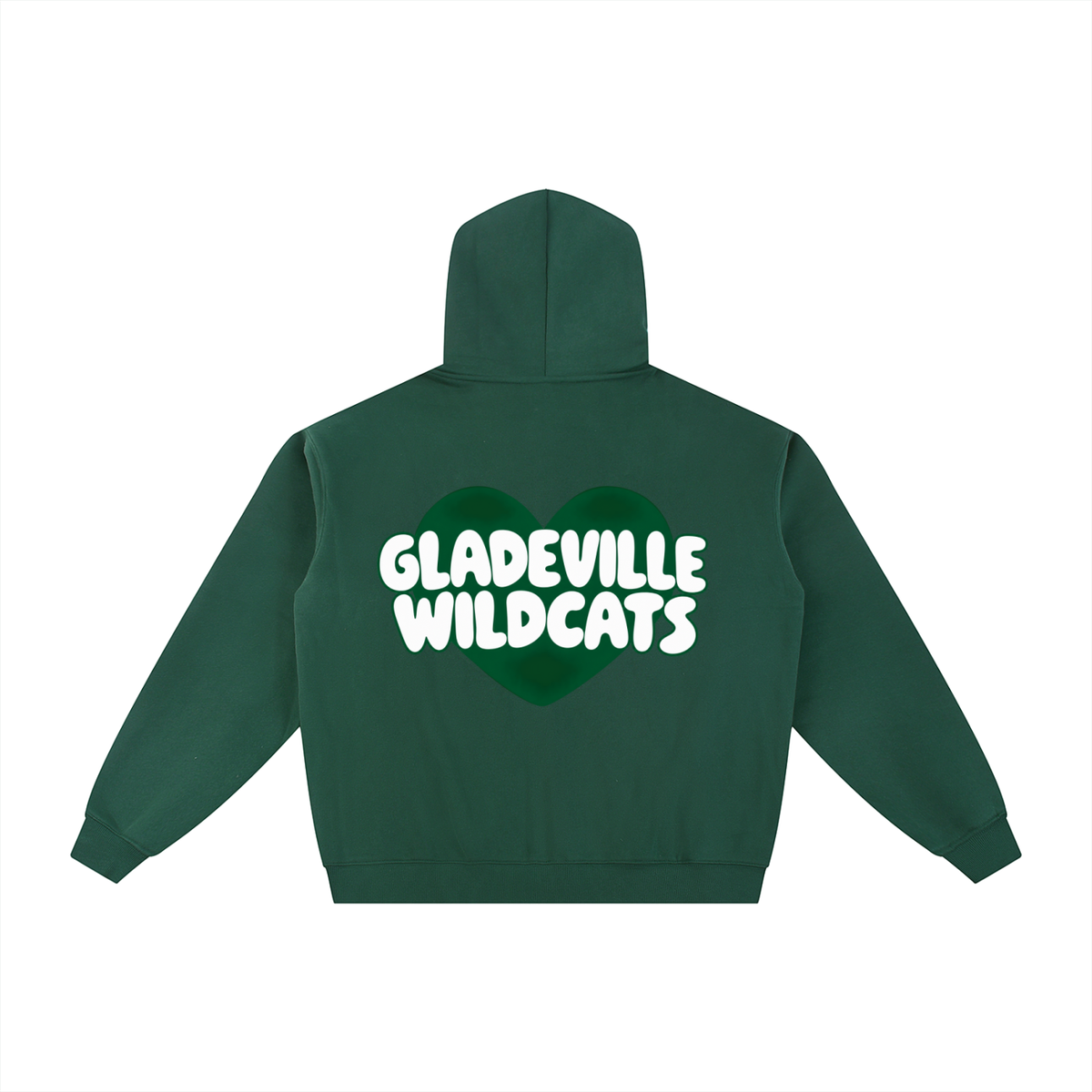 Simple Gladeville Essential Fleece Zip-Through Hoodie