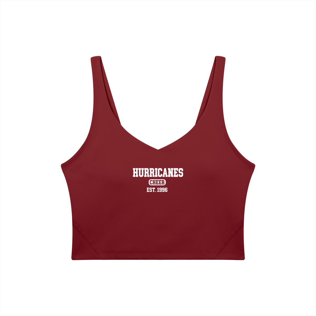 Old School Palm Harbor Women's V-Neck Yoga Sports Bra