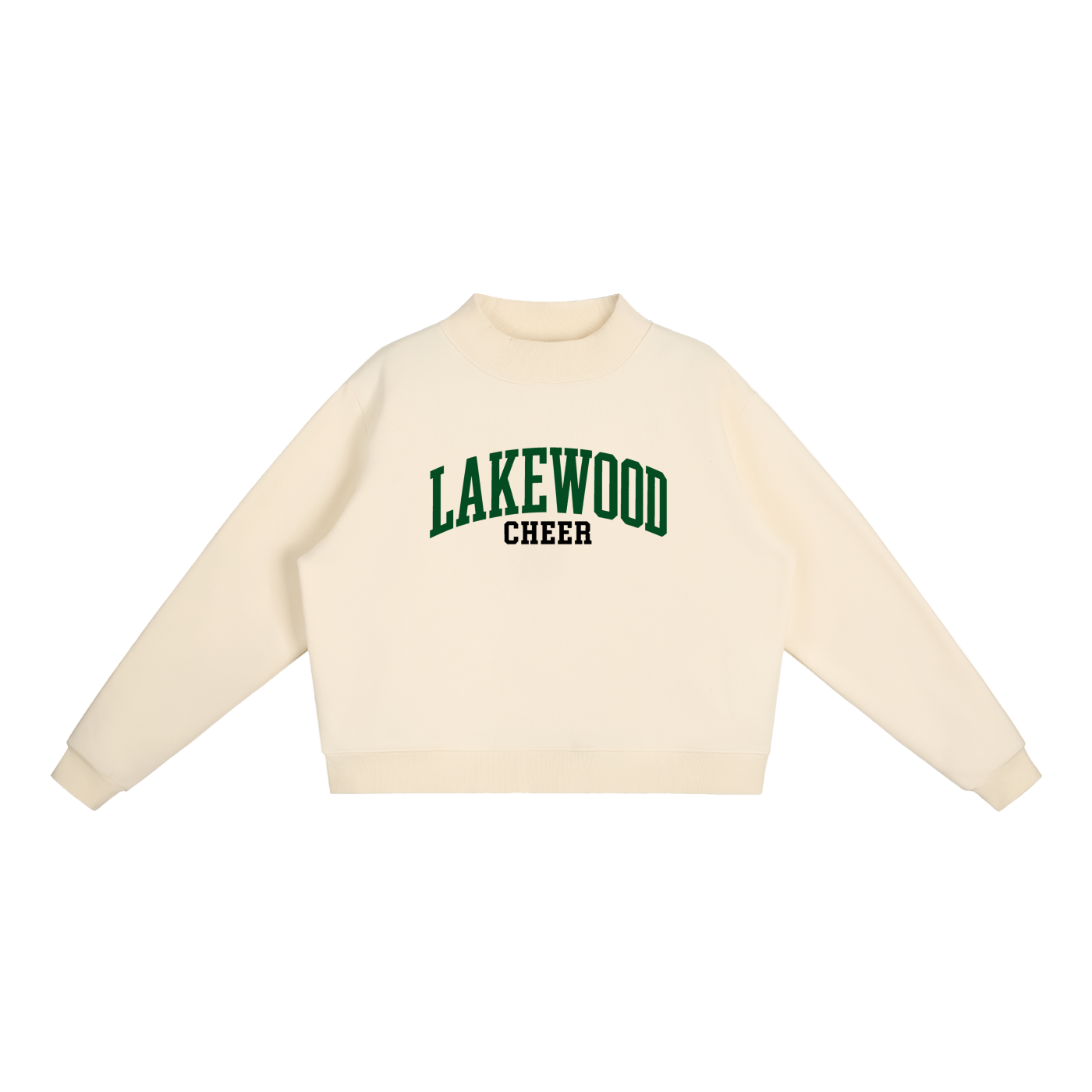 Basic 1 Lakewood Ranch Essential Fleece Mock-Neck Crew Sweatshirt