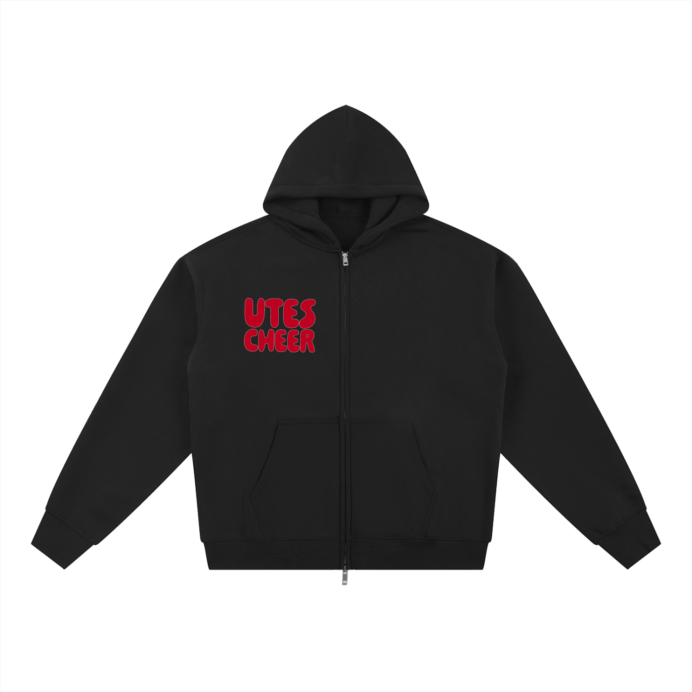 Star Utes Zip-Through Boxy Fleece Hoodie