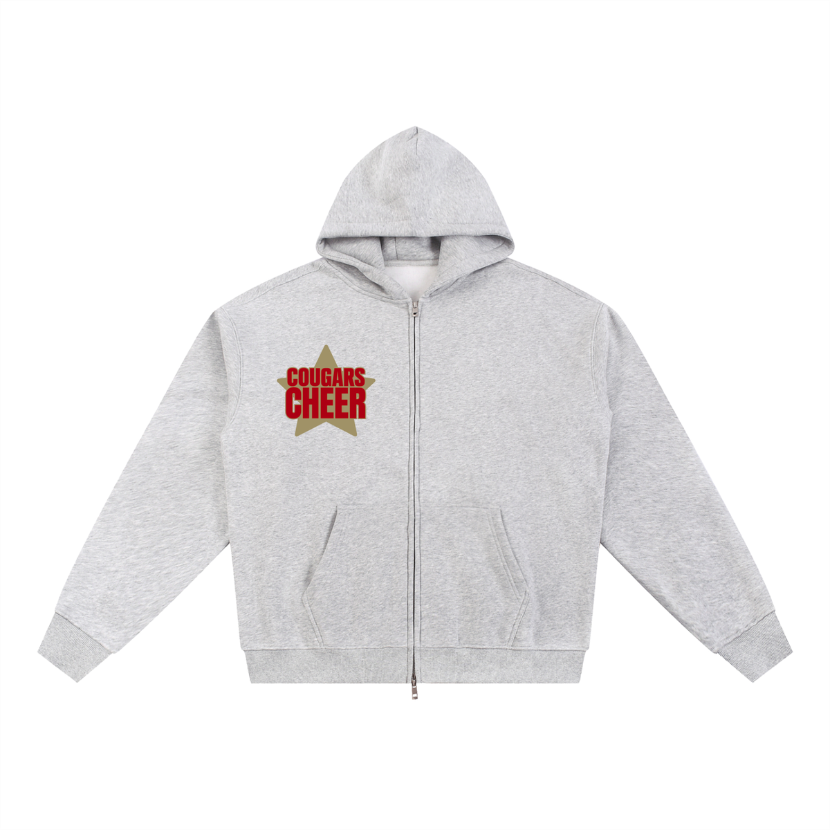 Star Cardinal Mooney Essential Fleece Zip-Through Hoodie