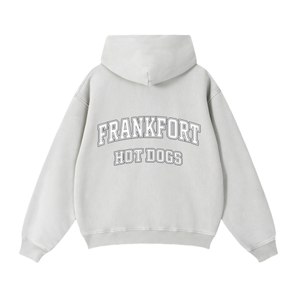 Zip-Through Boxy Fleece Hoodie