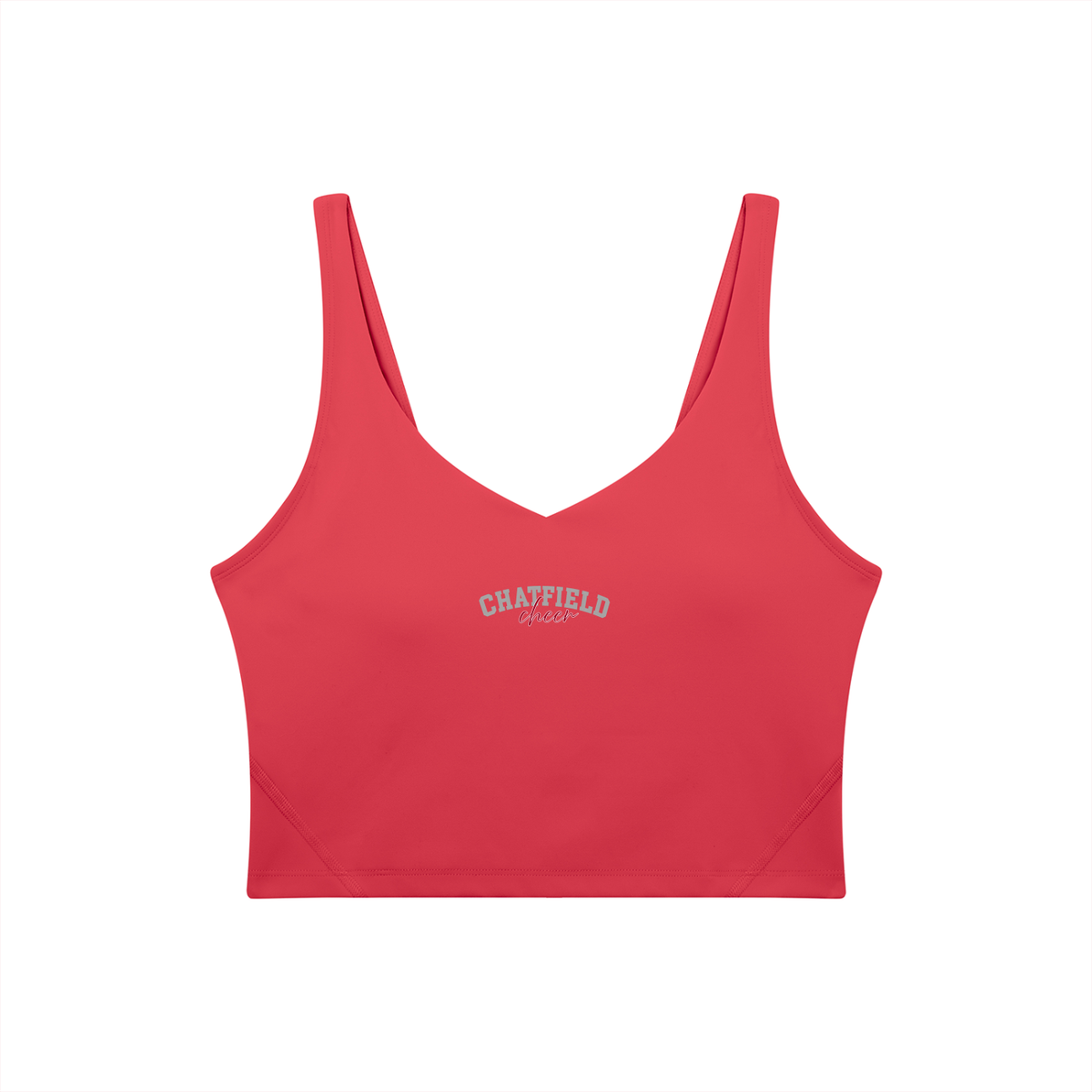 Cursive Chatfield Women's V-Neck Yoga Sports Bra