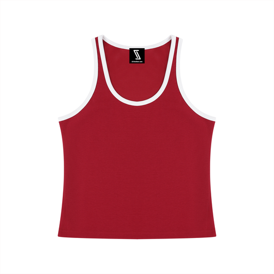 Strive Color Block Cropped Tank