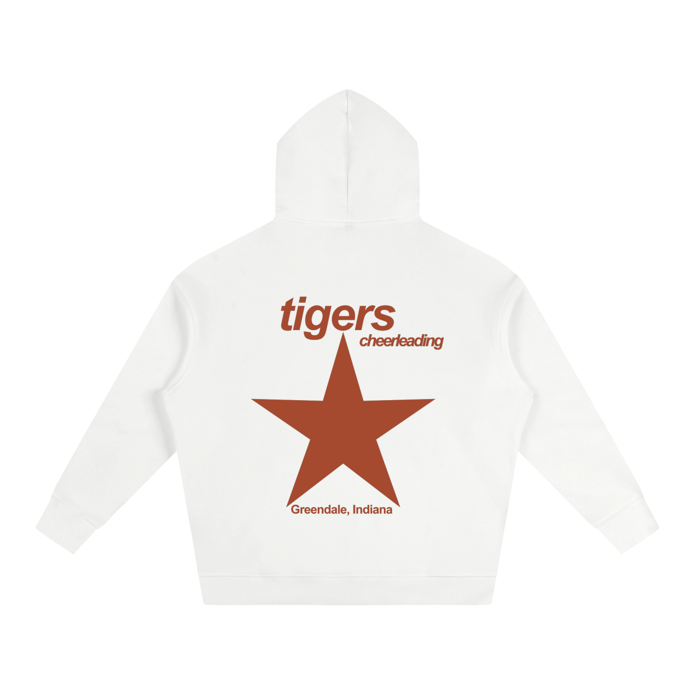 Tigers Star Oversize Fleeced Hoodie