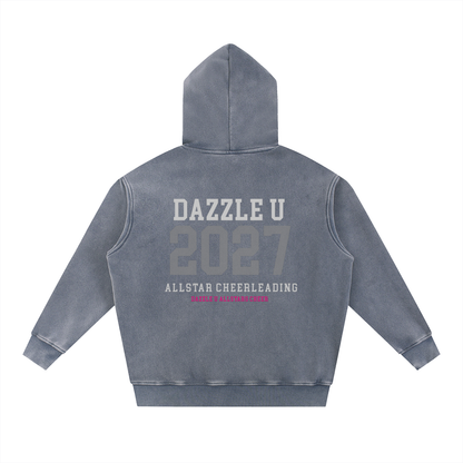 Snow Wash Oversize Hoodie