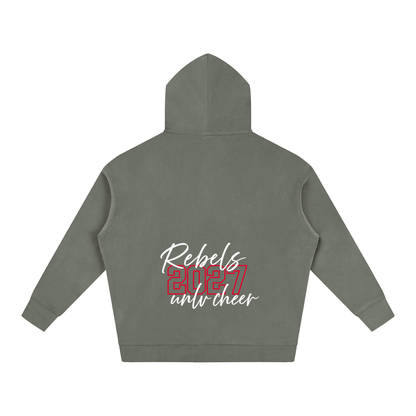 Cursive Front UNLV Oversize Fleeced Hoodie
