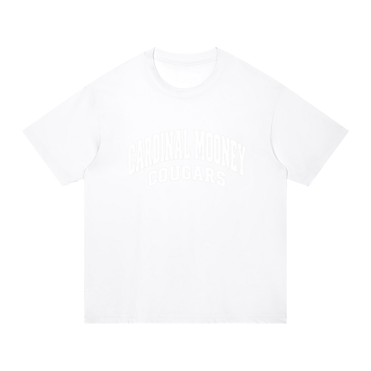 Basic 2 White Cardinal Mooney Unisex Regular Fit Cotton T-Shirt
