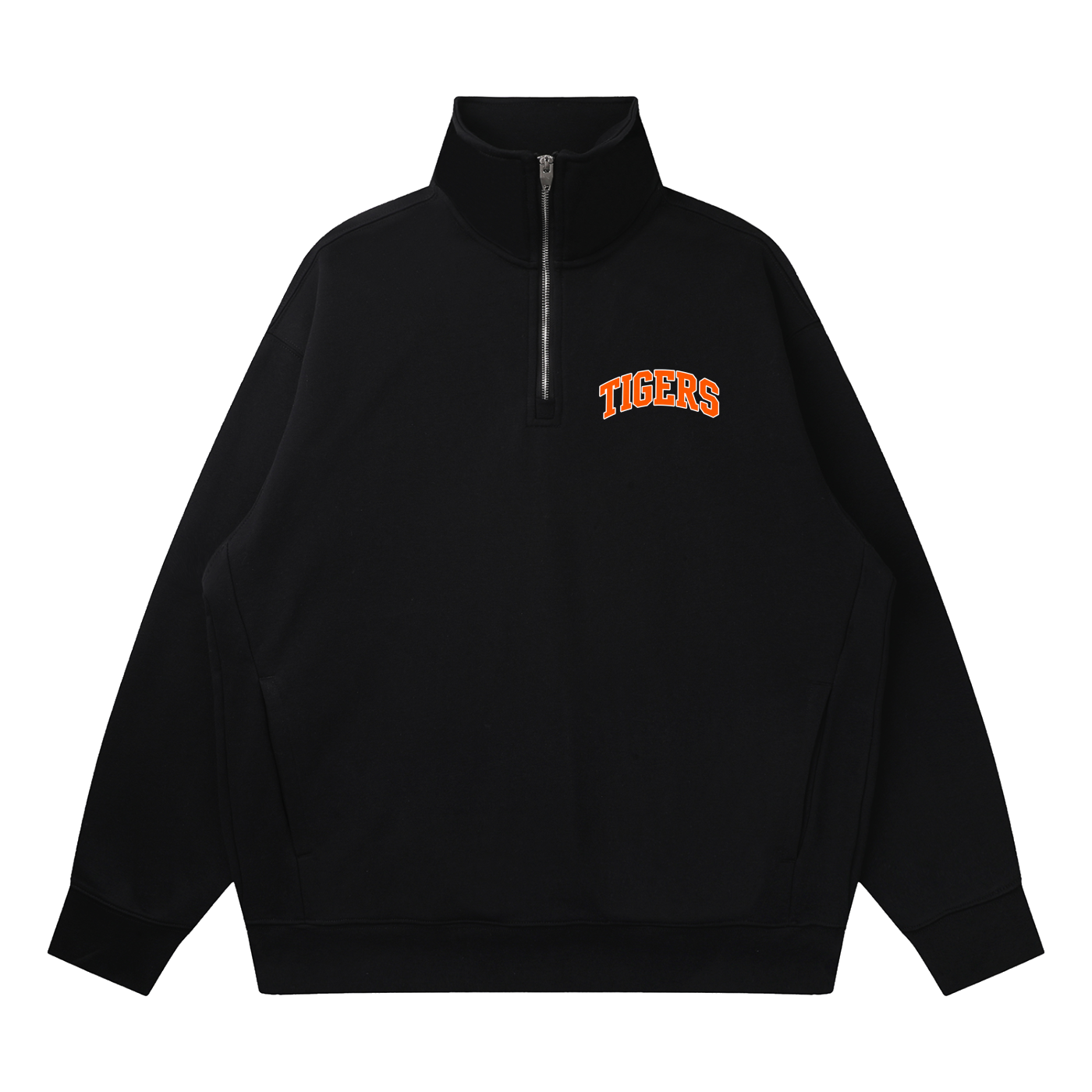 Quarter-Zip Drop Shoulder Sweatshirt