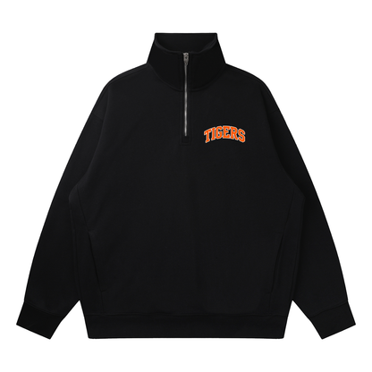 Quarter-Zip Drop Shoulder Sweatshirt