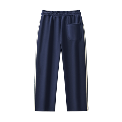 Old School Contrast Piping Warmup Pants
