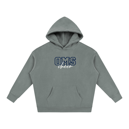 Cursive Front Oakland Middle Oversize Fleeced Hoodie