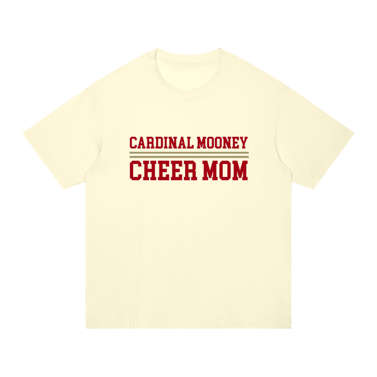 Mom Cardinal Mooney Unisex Regular Fit Cotton T-Shirt