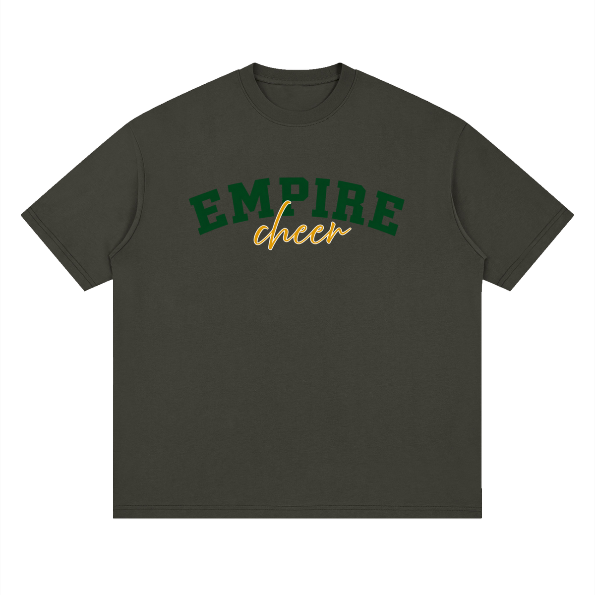 Cursive Empire Oversized Drop Shoulder T-Shirt