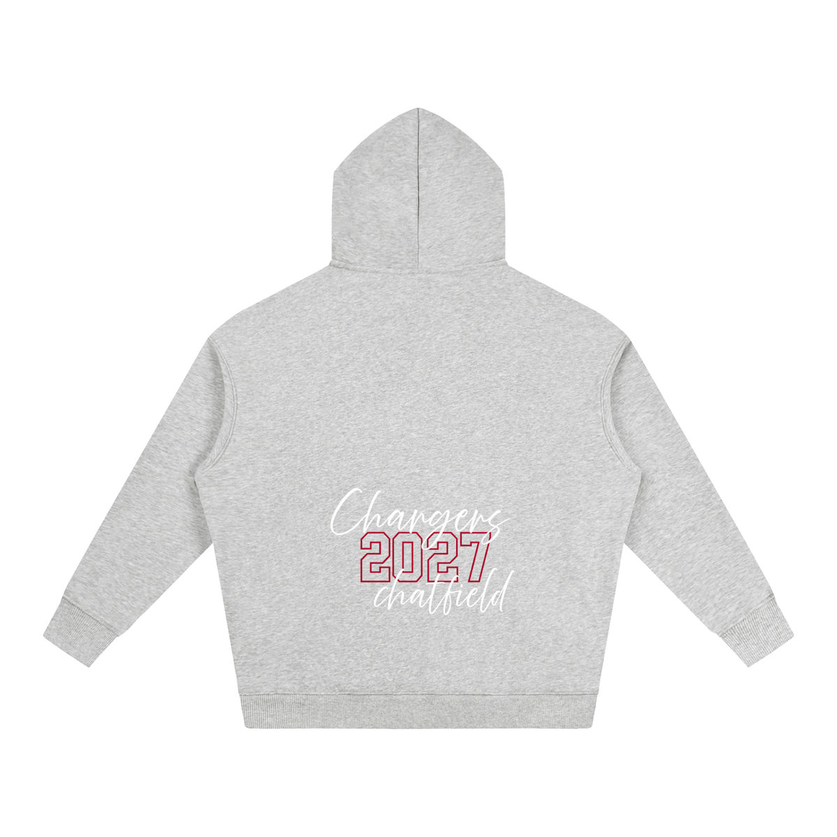 Cursive Front Chatfield Oversize Fleeced Hoodie