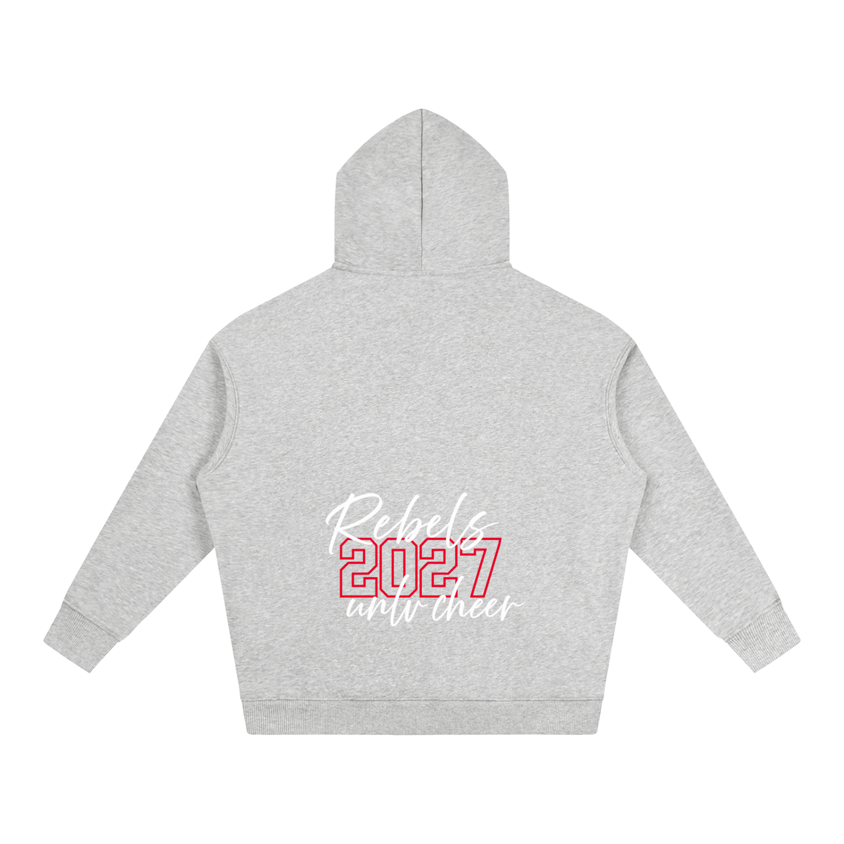 Cursive Front UNLV Oversize Fleeced Hoodie