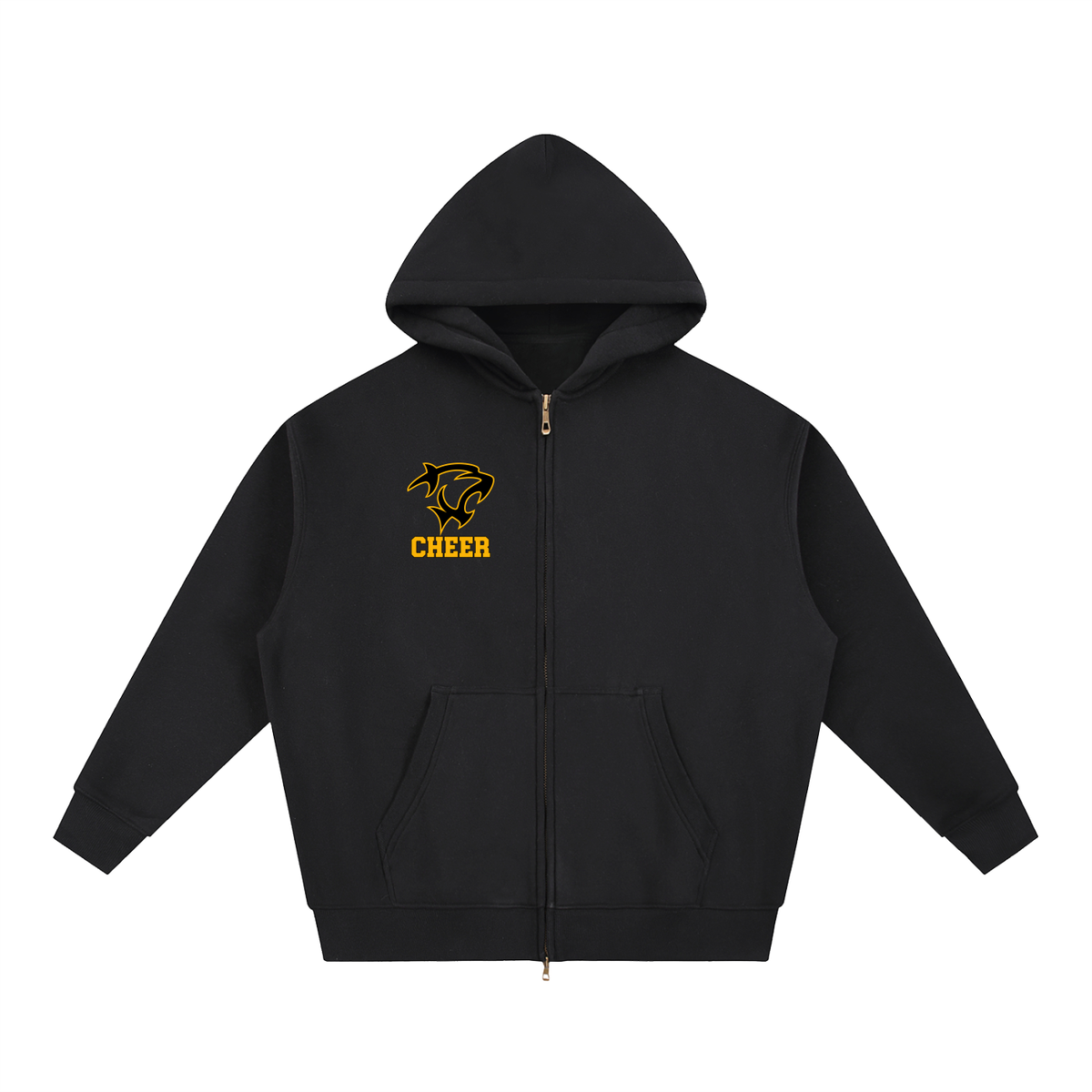 Simple Fenway Essential Oversized Fleece Boxy Hoodie