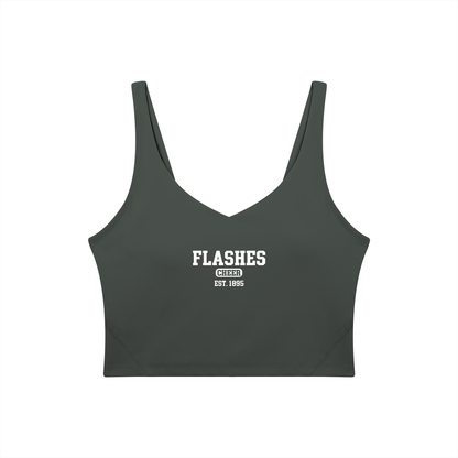 Old School Sayville Women's V-Neck Yoga Sports Bra