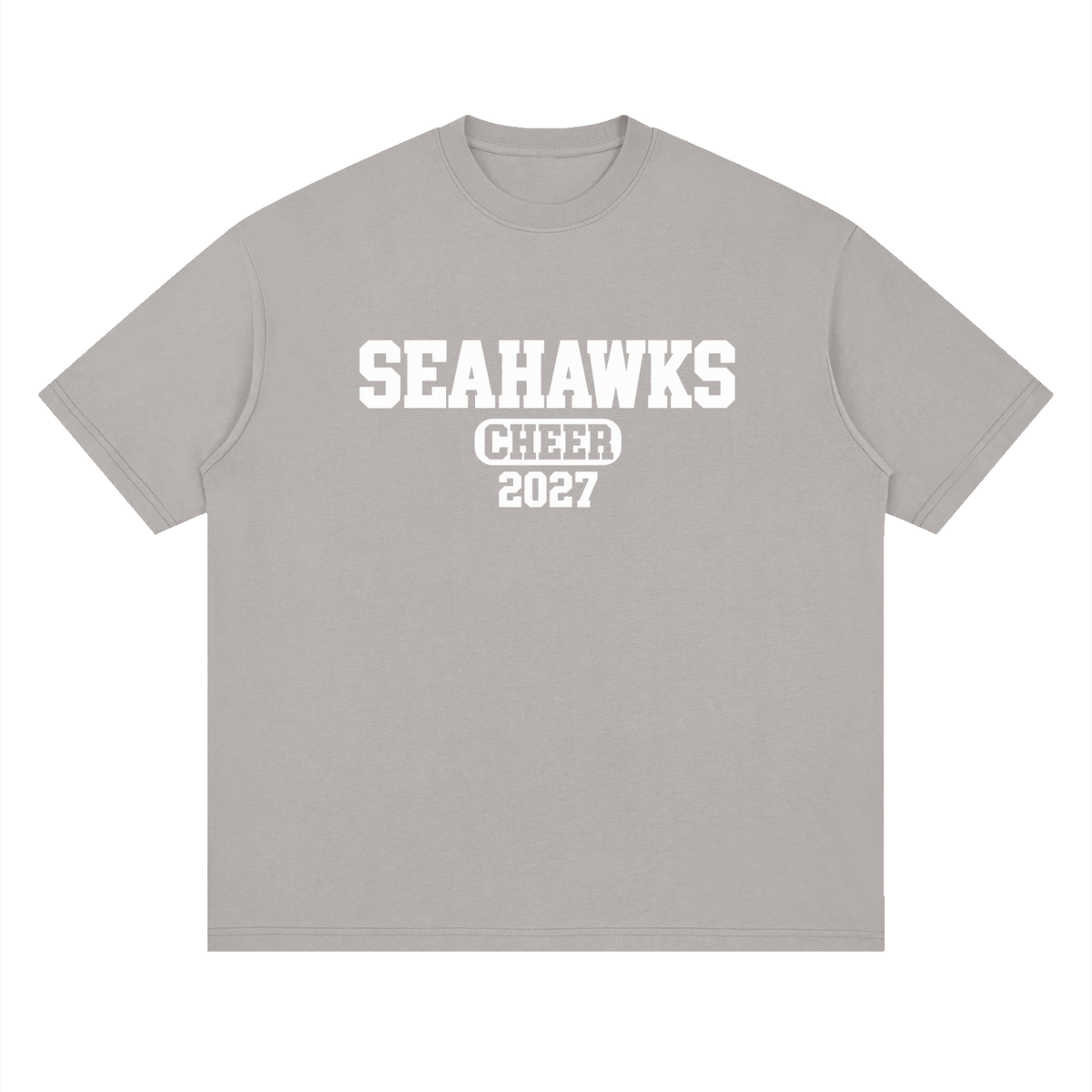 Old School Seahawks Oversized Drop Shoulder T-Shirt