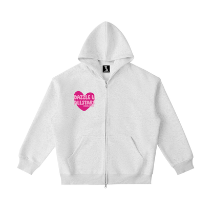 DU Heart Heavyweight Pocket Hoodie