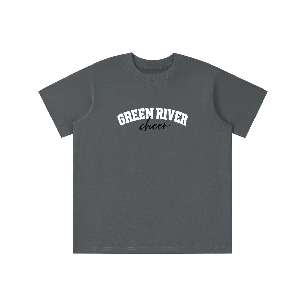 Cursive Green River Essential Kids' T-shirt