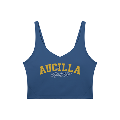 Cursive Aucilla Women's V-Neck Yoga Sports Bra