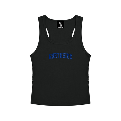 Polka Dot Northside Women’s Ruched Tank Top