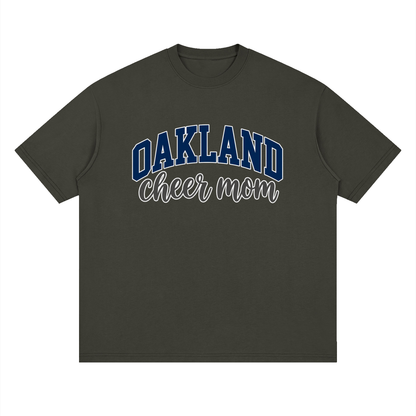 Cheer Mom Oakland Middle Oversized Drop Shoulder T-Shirt