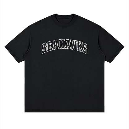Basic 5 Seahawks Oversized Drop Shoulder T-Shirt