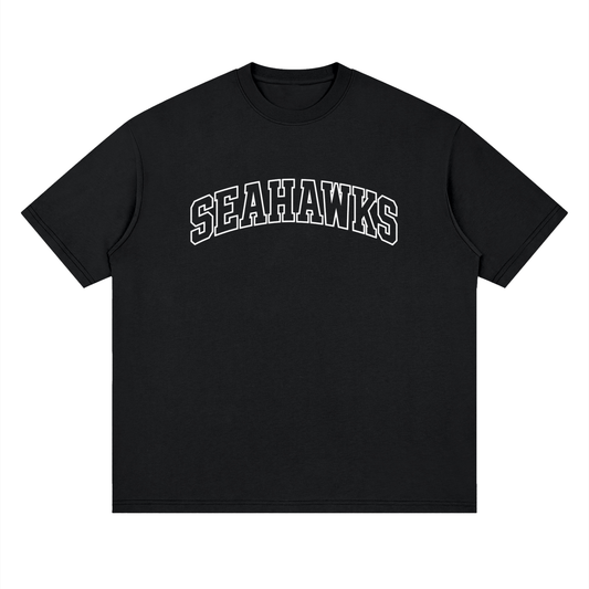 Basic 5 Seahawks Oversized Drop Shoulder T-Shirt