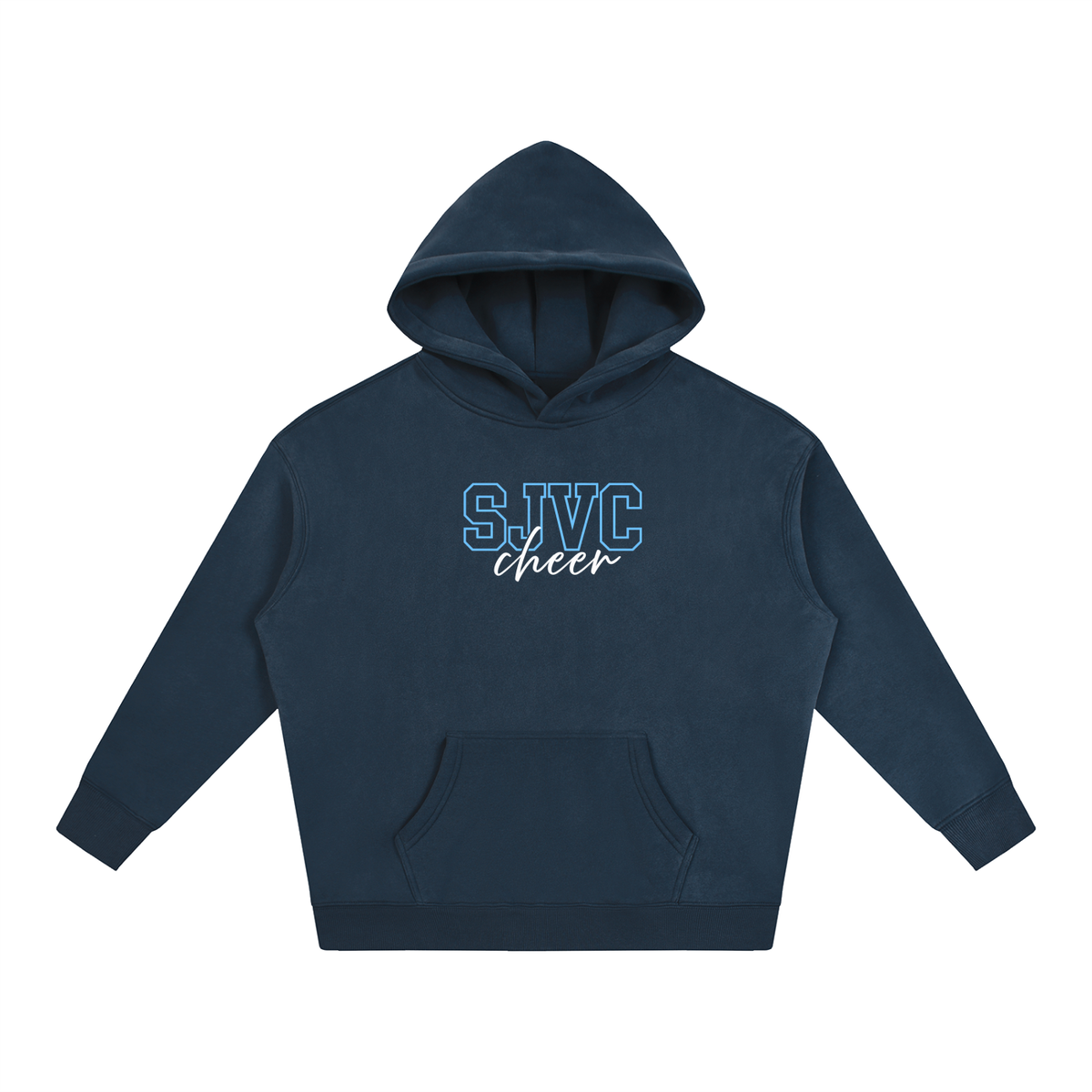 Cursive Front Saint James Oversize Fleeced Hoodie