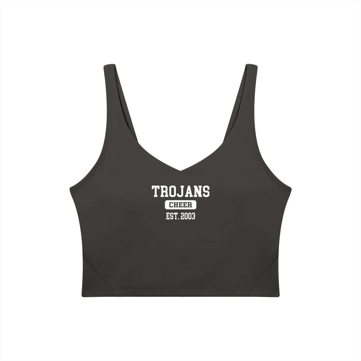 Old School James Island Women's V-Neck Yoga Sports Bra
