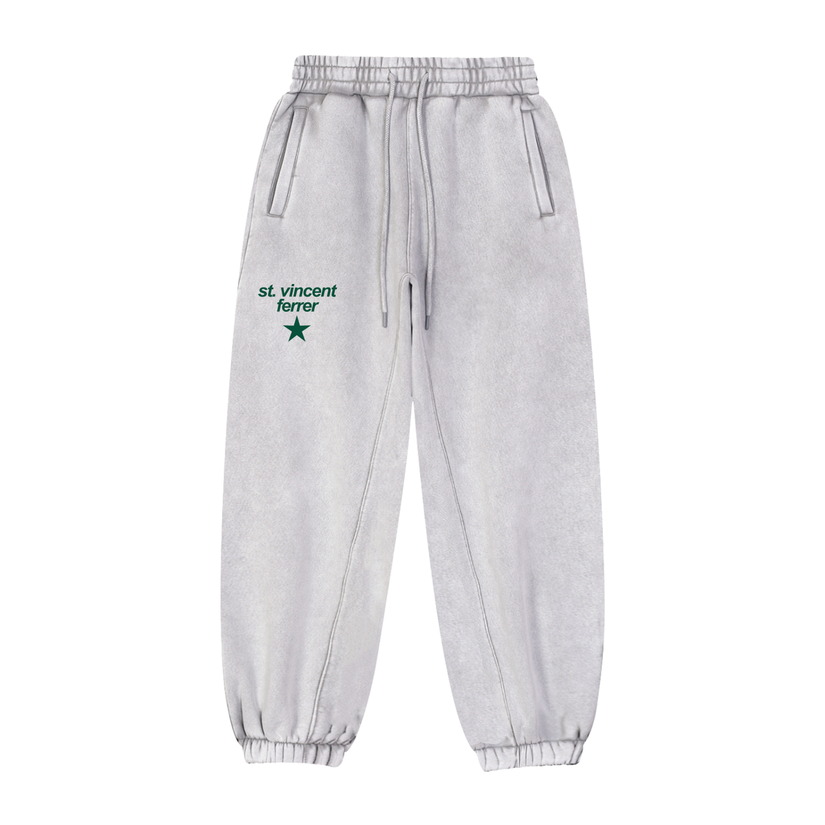 Big Star Front St Vincent Ferrer Fleeced Jogger Sweatpants