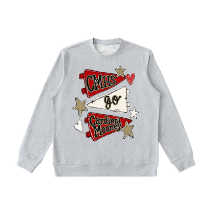 Lets Go Cardinal Mooney Essential Heavyweight Crewneck Sweatshirt