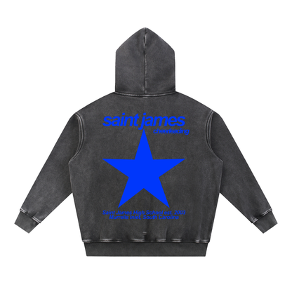 Big Star Saint James Snow Wash Fleece Oversize Hoodie