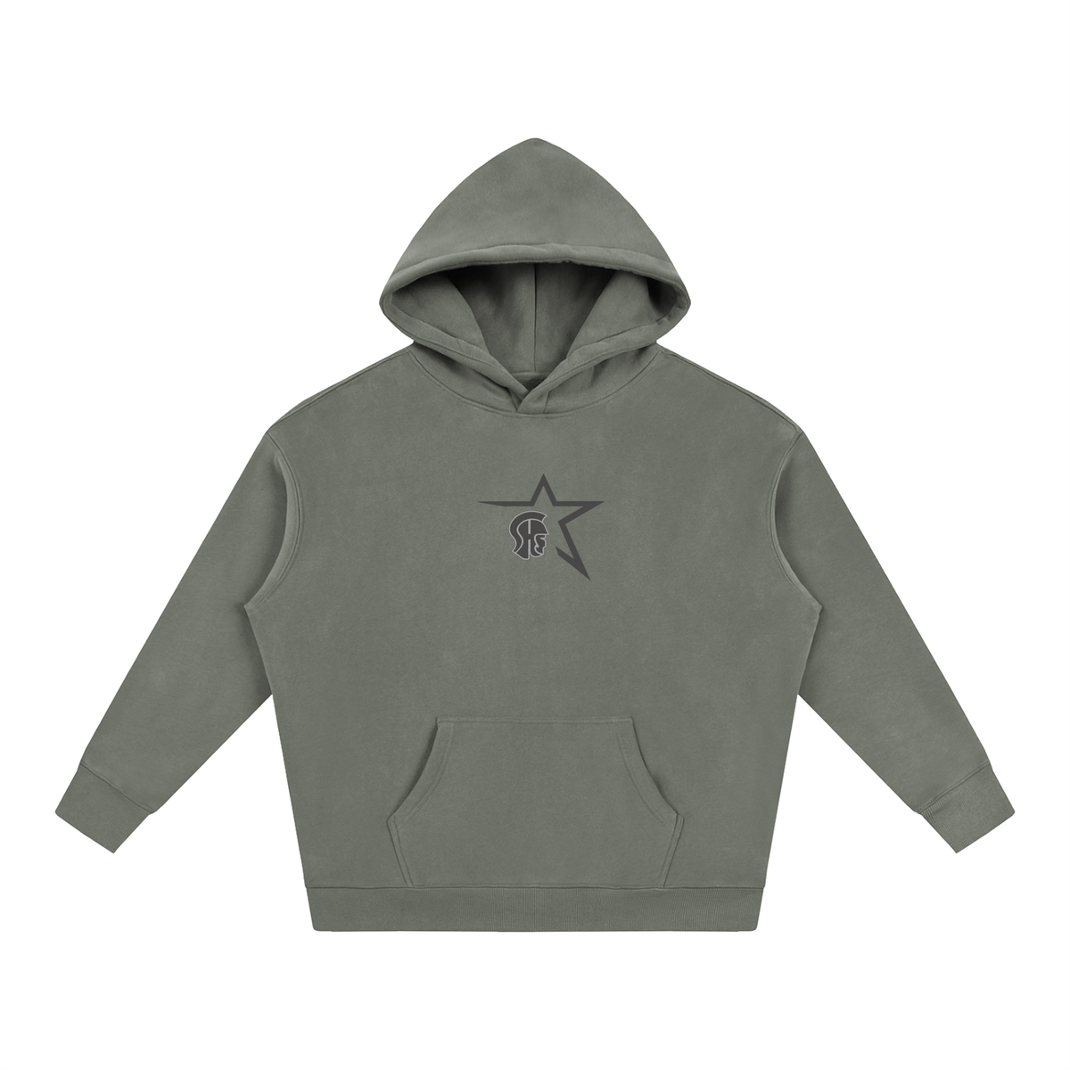 Vector Star Front Simsbury Oversize Fleeced Hoodie