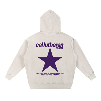 Big Star Cal Lutheran Snow Wash Fleece Oversize Hoodie