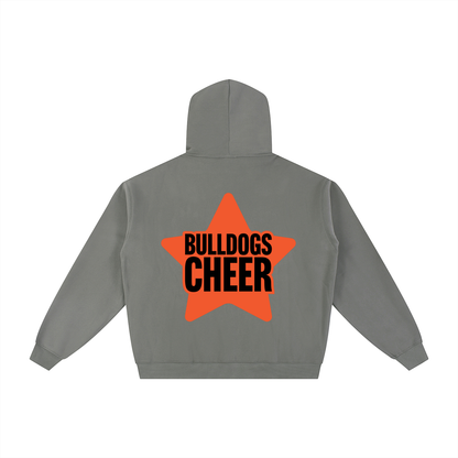 Star Green Bulldogs Essential Fleece Zip-Through Hoodie